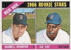 1966 Topps Baseball Cards      456     Rookie Stars-Darrell Brandon RC-Joe Foy RC